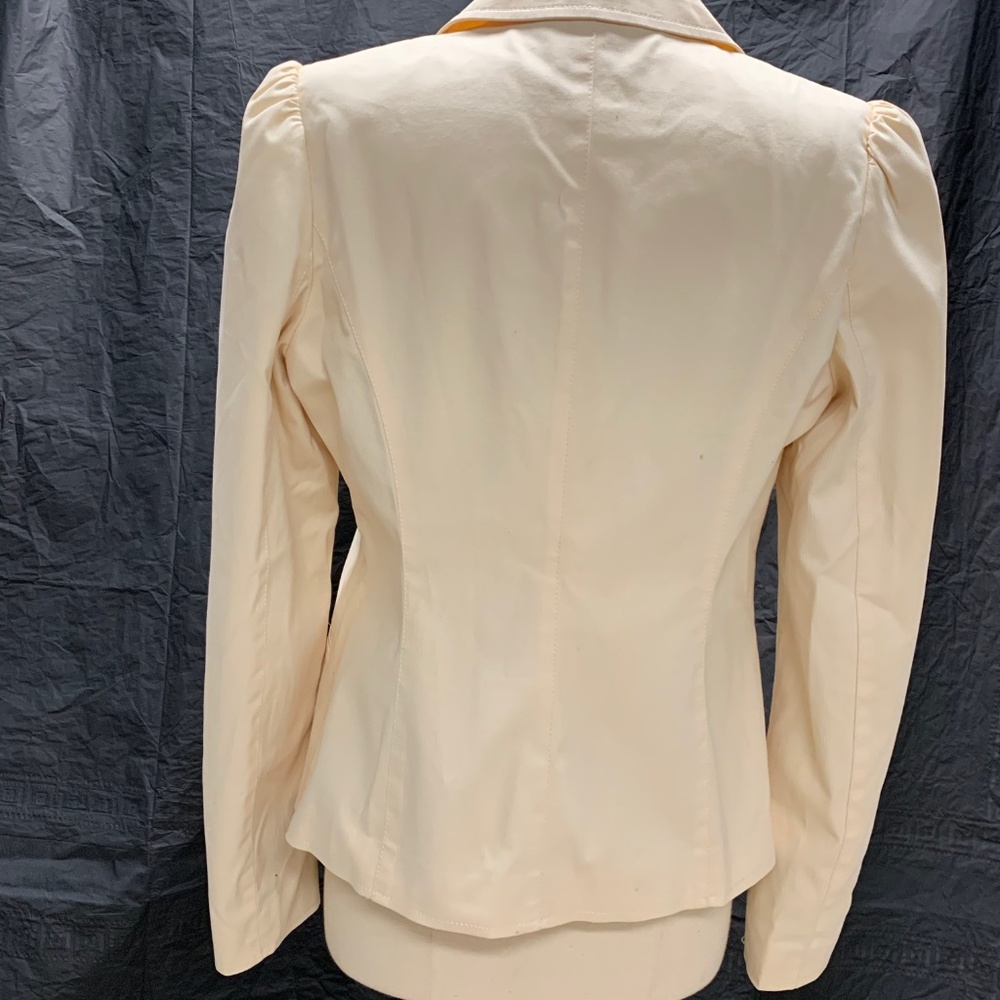 Gap Cotton Fully Lined Single Button Fitted Blazer - image 4
